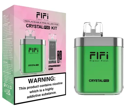 Flfi Crystal 600 Pod Kit - Strawberry Kiwi